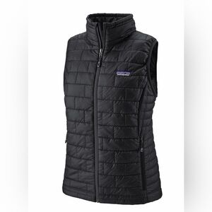 Patagonia Women’s Nano Puff Vest Black | Lightweight Insulated | Size Medium